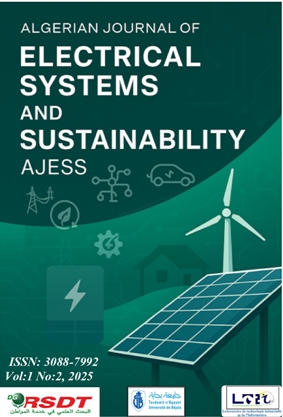 					View Vol. 1 No. 2 (2025): Algerian Journal of Electrical Systems and Sustainability 
				