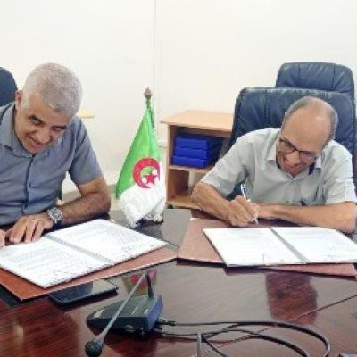 Signature du contrat avec l'évaluateur externe 
